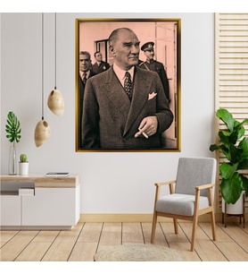 ÇERÇEVELİ ATATÜRK TABLO S199