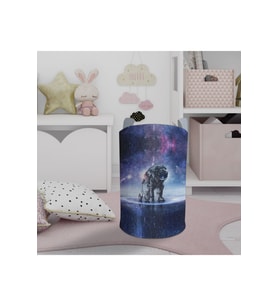 MEKTA HOME BEBEK VE ÇOCUK ODASI Galaksi Astronot Desenli Oyuncak Sepeti