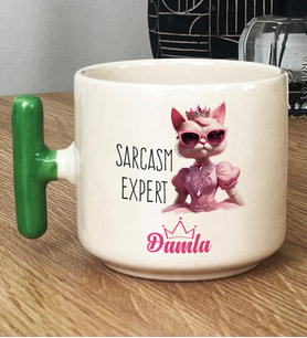Kişiye Özel Sarcasm Expert Hediye T Kupa Bardak Sevgiliye Hediye (Yeşil)