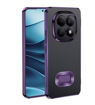 Xiaomi Redmi Note 15 Pro 4G Kılıf Kamera Korumalı Logo Gösteren Şeffaf Kapak