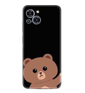 Reeder S23 Max Pro Kılıf Resimli Desenli Silikon Platinium Series Hello Bear 1905