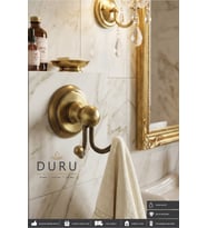 BANYO İKİLİ BORNOZ ASKILIĞI LÜKS ANTİK ESKİTME