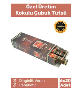 Özel Üretim Dinginlik Veren Meditasyon Çakra Enerji Rahatlatıcı Kokulu Çubuk Tütsü 6 x 20 Adet