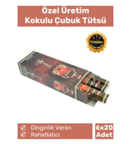 Özel Üretim Dinginlik Veren Meditasyon Çakra Enerji Rahatlatıcı Kokulu Çubuk Tütsü 6 x 20 Adet