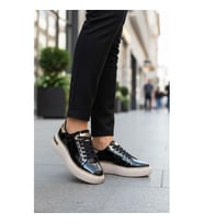 Ayakmod Lady 029 Z Siyah Rugan Kadın Sneaker