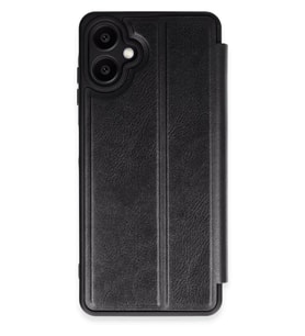 Galaxy A06 Kılıf Flip Cover - Siyah