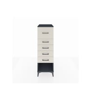 Kronos Dolap 5 Çekmeceli 44x59x134 Antrasit-Aytaşı