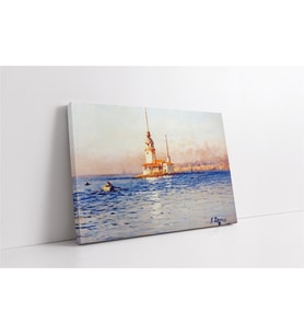 Kız Kulesi Fausto Zonaro Kanvas Tablo