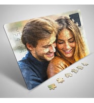Sevgililere Özel Yağlı Boya Efektli 240 Parça Kişiye Özel Puzzle