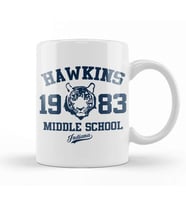Hawkins Middle School Stranger Things Kupa Bardak Porselen