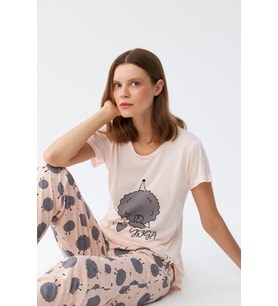 Akbeniz Kadın Kısa Kol Pijama Takım 20410