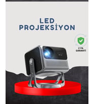 Smart Projector Android Tv Dolby Sesli Wifi Bluetooth