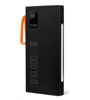 Qc10-Pd 10.000 Mah Dahili Kablolu Fenerli Hızlı Power Bank