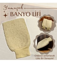 Yumuşak Banyo Lifi - Yumuşak Dokusu Derinlemesine Temizlik Sağlar Peeling Etkisi Cildi Canlandırır