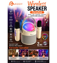 Partypod Bluetooth 5.3 Destekli Çok Fonksiyonlu Kablosuz Mikrofon Ve Hoparlör