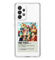 Samsung Galaxy A23 Uyumlu One Piece Desenli Şeffaf Telefon Kılıfı