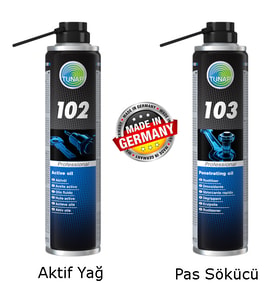 Tunap MP102-103 Set Yağ&Pas Sökücü 400+400 ml