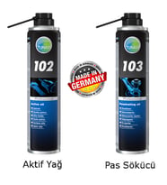 Tunap MP102-103 Set Yağ&Pas Sökücü 400+400 ml