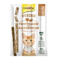 Gimcat Sticks Hindili & Tavşanlı Kedi Ödül Çubukları 4 Parça
