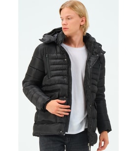 M8657 DEWBERRY ERKEK MONT-SİYAH