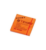 Temat Yapışkanlı Not Kağıdı.FosforluTuruncu 75x75 MM Yapışkanlı Post-it