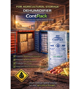 Contpack Hanging Moisture Absorber Container Dryer Anti-Condensation Preventer 2 Piece 760 Gr