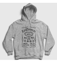 Presmono Unisex Gri Old Led Zeppelin Kapüşonlu Sweatshirt 96607tt (Gri)