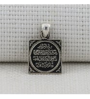 Nazar Duası 925 Ayar  Gümüş Erkek Kolye Ucu