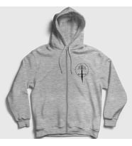 Presmono Unisex Gri Narsil Yüzüklerin Efendisi The Lord Of The Rings Fermuarlı Kapüşonlu Sweatshirt 253039tt (Gri)