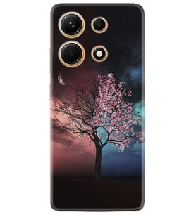 Infınix Note 30 Kılıf Resimli Desenli Silikon Platinium Series Heaven Tree 1859