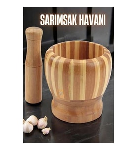TransForMacion Sarımsak Havanı Bambu 720876
