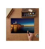 Hırvatistan Günbatımı Tasarımı 240 parça Ahşap Puzzle Ahşap Kutuda MP00997