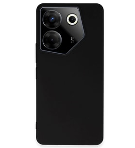 Newface Tecno Camon 20 Pro 5G Kılıf First Silikon - Siyah