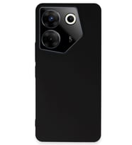 Newface Tecno Camon 20 Pro 5G Kılıf First Silikon - Siyah