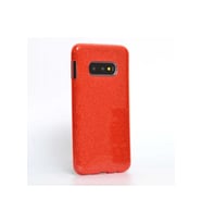 Samsung Galaxy S10E Uyumlu Kılıf Zore Shining Silikon (Kırmızı)