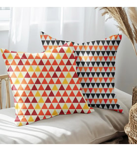 eJOYA Modern Tasarımlı 2'li Yastık İçi Ve Kırlent Kılıfı 45cm 113557