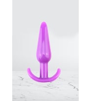Mor Renk  Plug ve Vajinal Plug 11 cm