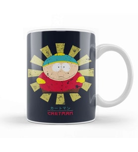 South Park Cartman Retro Japanese Kupa Bardak Porselen