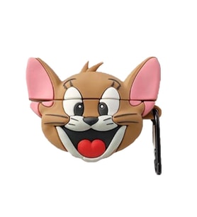 E2M AIRPODS 1-2 KILIF TOM VE JERRY KAHVERENGİ