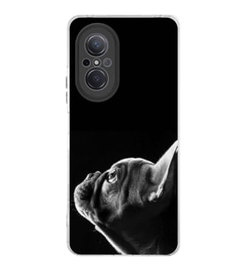PrintiFy Huawei Nova 9 Se ile Uyumlu Köpek 1 Kamera Korumalı Şeffaf Kılıf