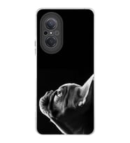 PrintiFy Huawei Nova 9 Se ile Uyumlu Köpek 1 Kamera Korumalı Şeffaf Kılıf