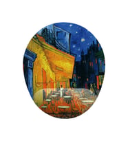 Van Gogh Cafe Terrace Bilek Destekli Kaymaz Buruşmaz Kırılmaz Mouse Pad (Çok Renkli)