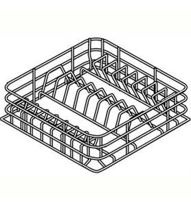 Electrolux Professional 25CP816 Basket-çapı 190/240mm 16/8 Tabak ,867052