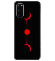 Samsung A02S A03S A10 A12 A13 A21S A22 Kılıf Desenli Silikon Red Moon 1710