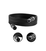 Midex MXL-5M-BK Kaliteli XLR TO XLR 5 mt. Mikrofon Kablosu