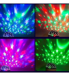 Bluetooth Hoparlör Led Sihirli Disko Topu - Star Master Yıldızlı