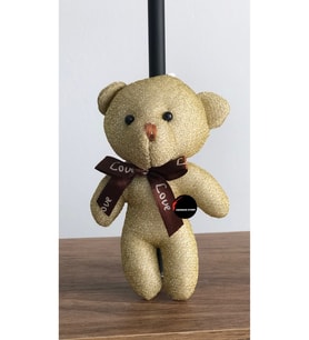 Sevimli Ayıcık Peluş Oyuncak Anahtarlık Uyku Arkadaşı Hediyelik 12 CM (Çok Renkli)