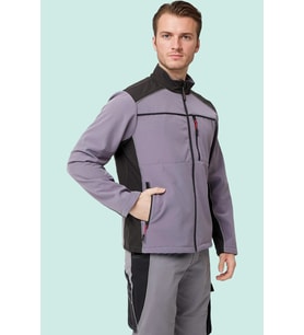 Kışlık İş Güvenliği Softshell Mont Allium Suya Rüzgar Kesici Termal İç Astarlı