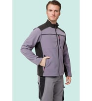 Kışlık İş Güvenliği Softshell Mont Allium Suya Rüzgar Kesici Termal İç Astarlı