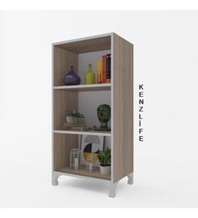 Kenzlife kitaplık tuğçe 088*040*020 crd ayaklı mutfak dolabı banyo ofis ayakkabılık kiler